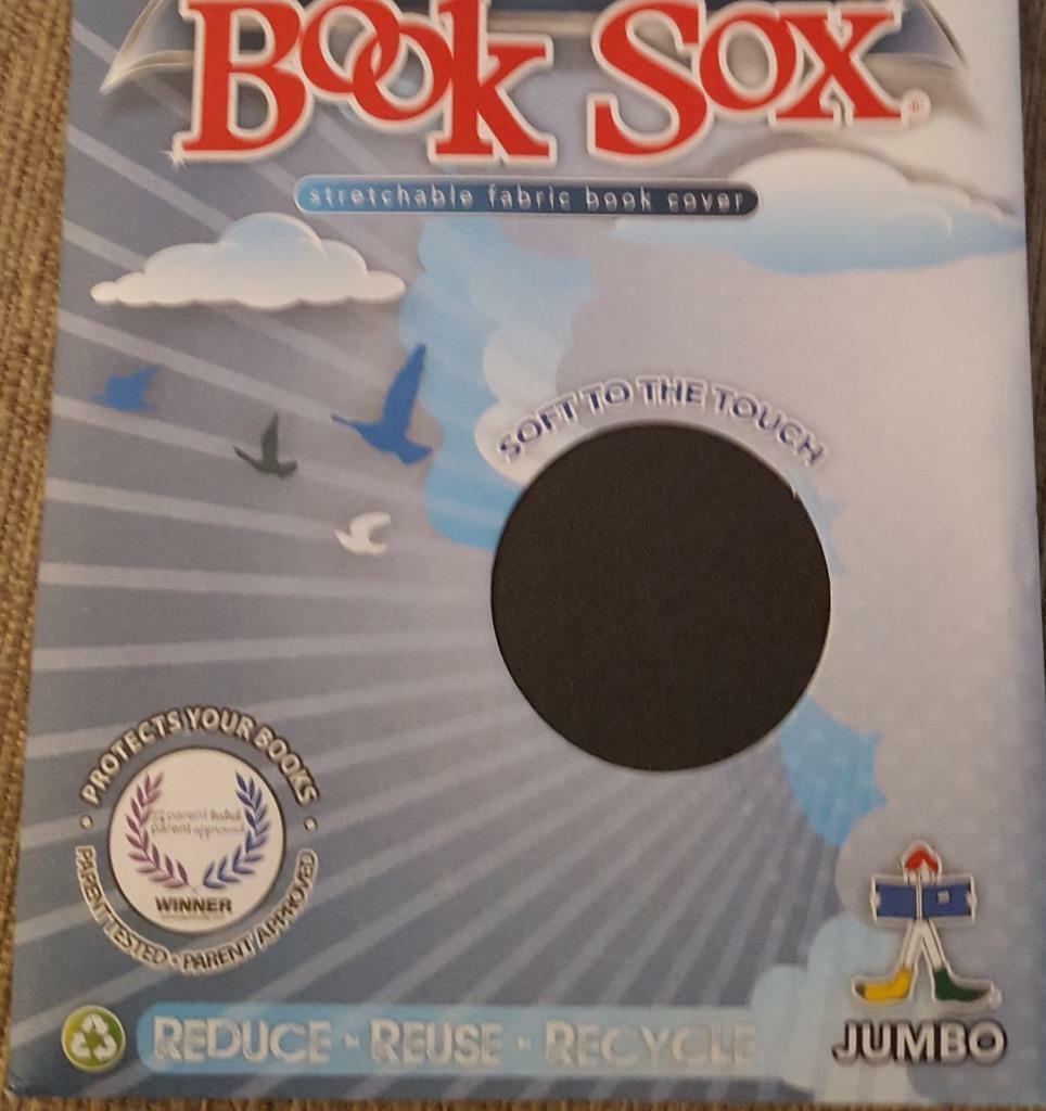 Eco Friendly Cotton Book Sox Stretchable Fabric Book Cover - BRAND NEW -... - $7.91
