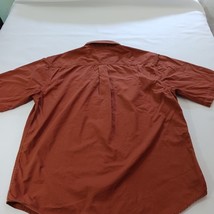 Carhartt S107SIE Men's Burnt Orange Cotton Short Sleeve Button Up Shirt Size M  image 13