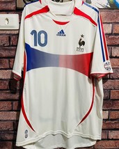 France 2006 Away Jersey with Zidane 10 printing /LIMITED EDITION - $49.00