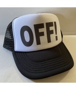 Vintage OFF! Hat Music Trucker Hat snapback Black Cap Red Hot Chili Pepp... - $20.58 CAD