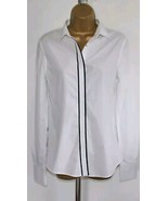 Dolce&amp;Gabbana Sexy Unusual White Formal Shirt Sz IT 40 UK 8 Women&#39;s - $134.91 CAD