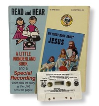 Vintage Children&#39;s Read and Hear My First Book About Jesus Book &amp; Cassette - £8.80 GBP