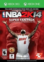 Xbox 360/ONE Nba 2K14 Video Game Code Super Fan Pack 2014 Basketball Kobe - £54.26 GBP