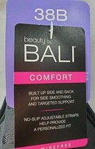 Bali Size 38B Comfort Revolution Wirefree Bra Lightly Padded Black  Dot FB540 image 4