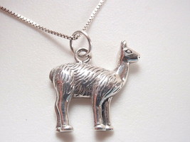 Gentle Llama 925 Sterling Silver Necklace - £12.22 GBP