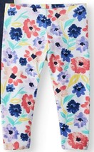 Wonder Nation Girls Tough Cotton Capri Leggings Size XX-Large (18) Floral - $9.85