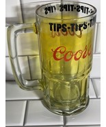 Coors Beer Tip Jar Mug Glass Cup - £7.05 GBP