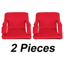 2 Pieces Wide Stadium Seats Chairs For Bleachers Benches - 5 Reclining P... - £98.32 GBP
