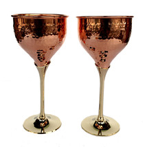 Pure Copper Wine Glass Tableware Bar Hotel Restaurant Serving Wine Whisk... - £57.86 GBP