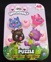 Hatchimals mini puzzle in collector tin 48 pcs New Sealed #2 - £3.19 GBP