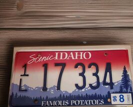1996 Scenic Idaho License Plate Latah County Famous Potatoes 1L 17334 Ma... - $20.00