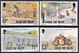 Isle of Man 101-104 MH Motorcycle Tourists Races ZAYIX 041322SM12 - £1.17 GBP