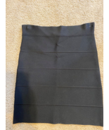 Y2K BCBG Max Azria Bandage Skirt Womens Medium M Black Bodycon - £13.29 GBP