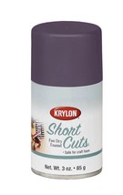 Krylon Short Cuts Fast Dry Enamel Matte Spray Paint, Sangria Purple, 3 Oz. - £7.82 GBP