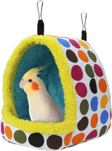 Parrot Bird Bed Hammock Winter Warm Bird Plush Nest Toy for Conure Loveb... - £14.17 GBP
