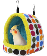Parrot Bird Bed Hammock Winter Warm Bird Plush Nest Toy for Conure Loveb... - £14.04 GBP