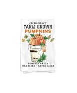 Farm Grown Pumpkins 100% Cotton Tea Towel, Dish Cloth, Kitchen Towel, Au... - £9.63 GBP