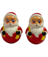 2 Vintage Kiddie Products Weeble Wobble Roly Poly Christmas Santa Claus ... - £35.85 GBP
