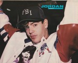 Jordan Knight New Kids on the block magazine pinup clipping FBI hat Teen... - $5.00
