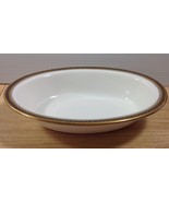 Antique Spode Copeland Majestic Oval Serving Bowl 10&quot; Gold Cobalt Chain ... - $178.93 CAD