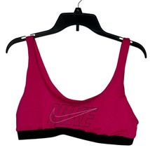 Nike Women&#39;s Bikini Top Swimwear Swoosh Multi Logo Scoop Neck Large NWT - £14.38 GBP