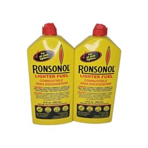 2 Bottles Ronsonol Lighter Fuel 12 Oz Bottles Best For All Wick Type Lig... - €11,79 EUR