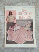 NEW CROCHET BASICS 12 DESIGNS FOR BEGINNERS Leisure Arts Leaflet #777 SC... - $8.54