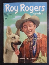 ROY ROGERS #42 DELL COMICS GOLDEN AGE 1951 PHOTO COVER 4 COLOR WESTERN VG- - $3.00