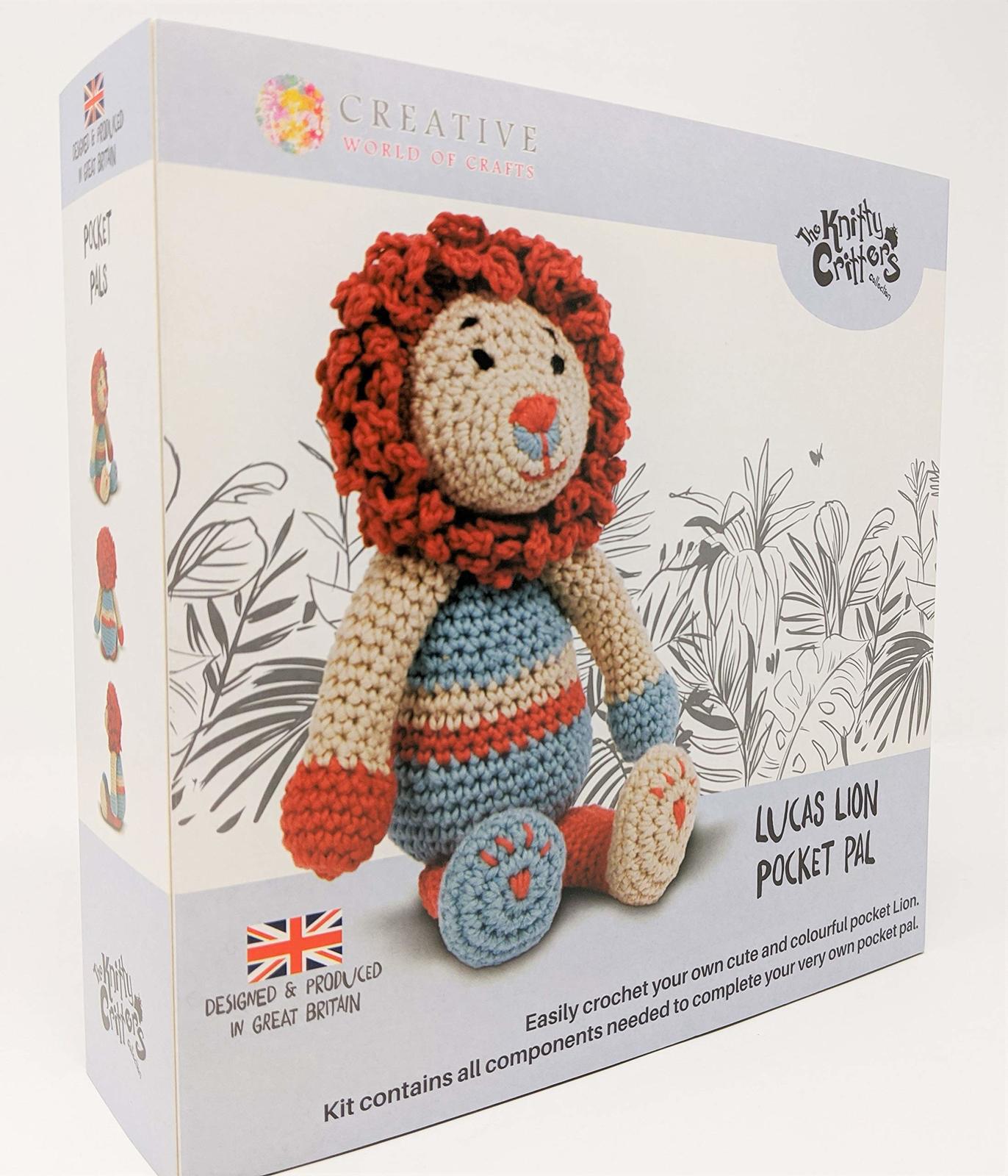 Primary image for Creative Expressions Yarn Crochet KIT, Lucas Lion