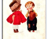 Fred Cavally Comic Bambini Couldn&#39;T Go senza Un Cheperone DB Cartolina U26 - £4.06 GBP