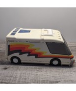 Vtg 1991 Micro Machines Galoob Super City Van RV Fold Out Playset Rough ... - $23.34