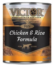 Victor 5542 Chicken and Rice Recipe, Pate Wet Dog Food- 13.2 oz. 1 Can - €10,70 EUR