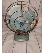 Vintage GE  12” Table Top Fan Light Blue Aqua,white, Petina #A-103   10&#39;... - $759.79 MXN