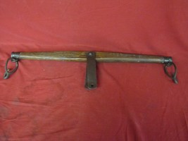 Unique Primitive Wood Antique Horse Single Tree Oxen Farm #5 - $29.69
