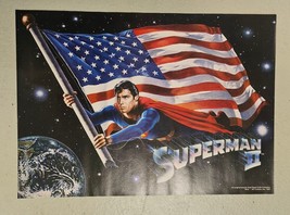 DC Comucs Superman 2 The Movie Christopher Reeve Poster Pin Up New 23&quot;x16&quot; Promo - £12.31 GBP