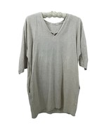 Linen Short Dress Cream Ellison Into The Field Women Size Small Minimali... - €22,56 EUR