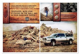 Dodge Ram Heavy Duty Power Wagon Truck Trophies 2010 2-Page Print Magazine Ad - £9.63 GBP