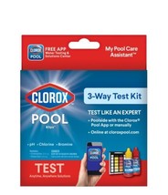 Clorox Pool &amp; Spa 3-Way Water Test Kit for pH Chlorine Bromine   SHIPS SAME DAY! - £9.45 GBP