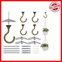 Antique Brass Heavy Duty Ceiling Hooks - Easy Installation &amp; Beautiful D... - $464.46 MXN