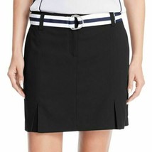NWT Ladies Womens IZOD Black Belted Golf Skort Skirt size 12 $64 - £35.39 GBP