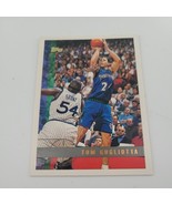1997 Topps Tom Gugliotta #89 Record Minnesota Timberwolves Basketball Card - $1.60