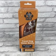 Mighty Paw Travel Dog Water Bottle (20 OZ) Orange New In Box - £11.89 GBP