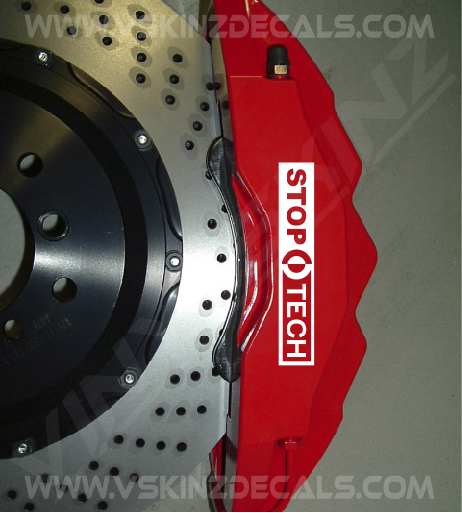 StopTech Logo Brake Caliper Decals Kit Stickers Premium Quality 5 Colors Brembo