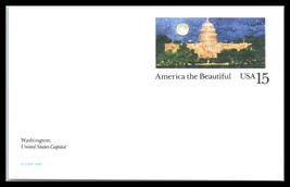 1989 US Postal Card - SC# UX138 United States Capitol, Washington DC, Unused F2 - £2.36 GBP