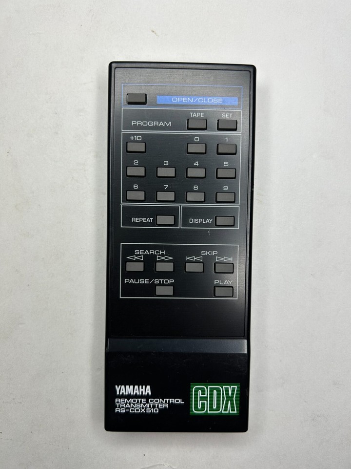 Yamaha RS-CDX510 CDX Remote Control, Black - OEM for CD29 CDX510U CD Player  			