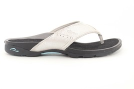 Abeo Balboa Slides Thong Sandals  Silver  Size US 5 Neutral Footbed ( $) - £94.94 GBP
