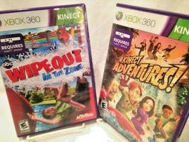 XBOX 360 Wipeout: In the Zone (2011) + KINECT Adventures (2010) - $19.64