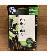 HP 65 Tri- Color and Black Ink Cartridge, Expires 2/26 - $23.75