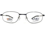 uvex Safety Eyeglasses Frames T04 GML Shiny Gunmetal Gray Z87-2 Wrap 53-... - $37.18