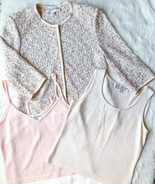St. John Evening Boucle-Slub Cardigan Jacket Collection Cami Tank Top Se... - €197,20 EUR